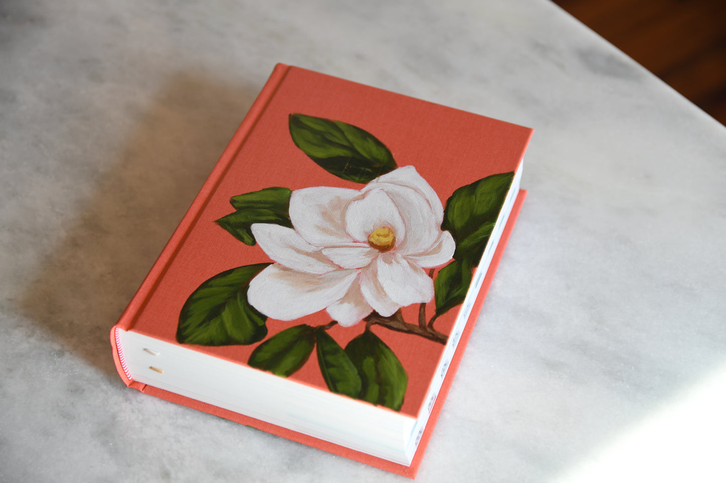 Hand painted Bible - Southern Magnolia