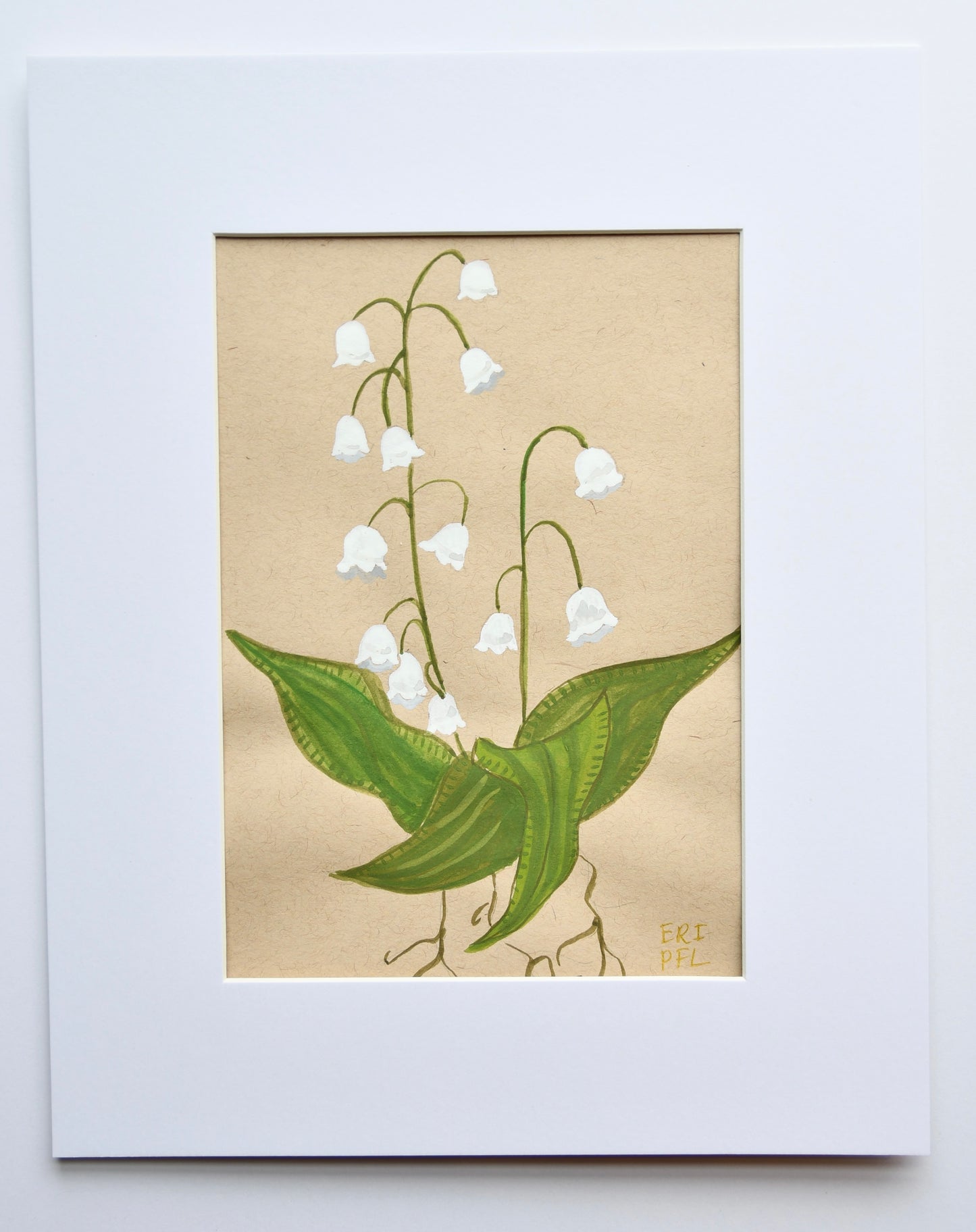 Lily of the Valley on Paper