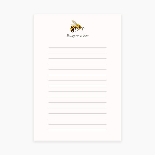 Botanica Paper Co. - BUSY AS A BEE |  Notepad