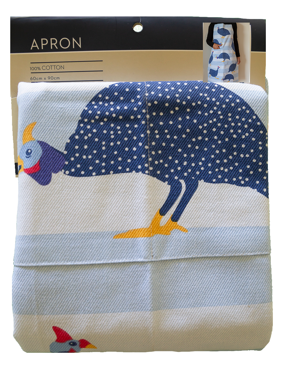 Allgifts Australia - Apron (Heavy Drill) - Guinea Fowl