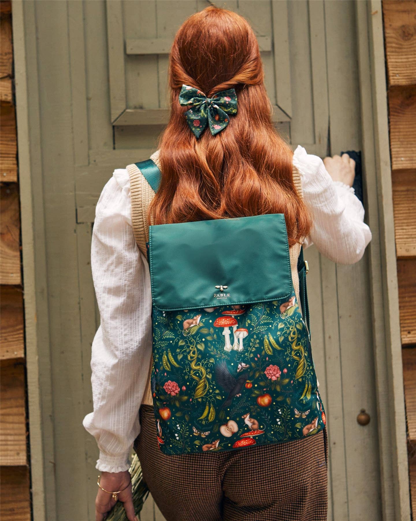 Fable England - Catherine Rowe's Into the Woods Green Backpack