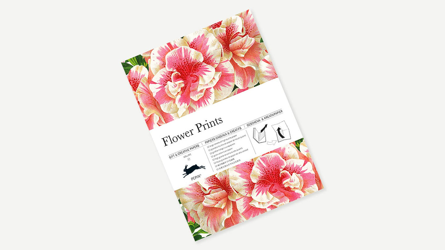 Pepin Press - Flower Prints Gift & Creative Paper Book Vol. 077