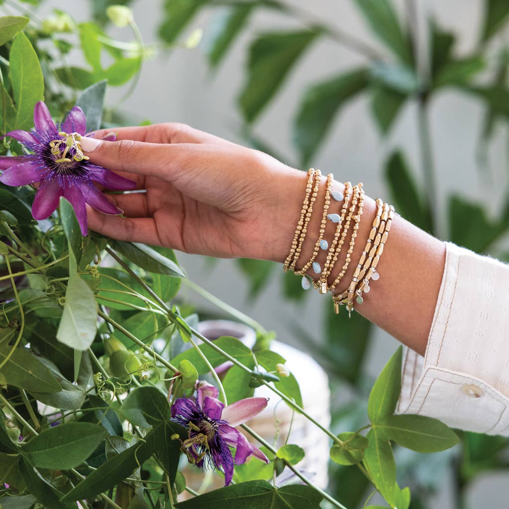 Scout Curated Wears - Metal Wrap - Timeless/Blue Howlite/Gold