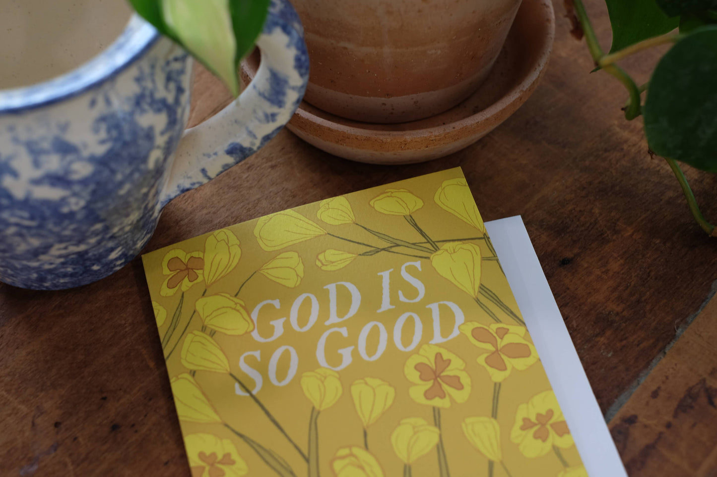 annalisa v. sawtell - God Is So Good | Poppies | Botanical Greeting Card | A2