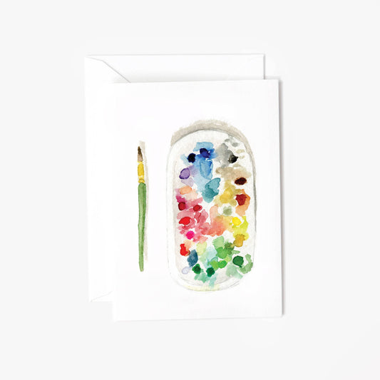 emily lex studio - Paint palette mini notecard