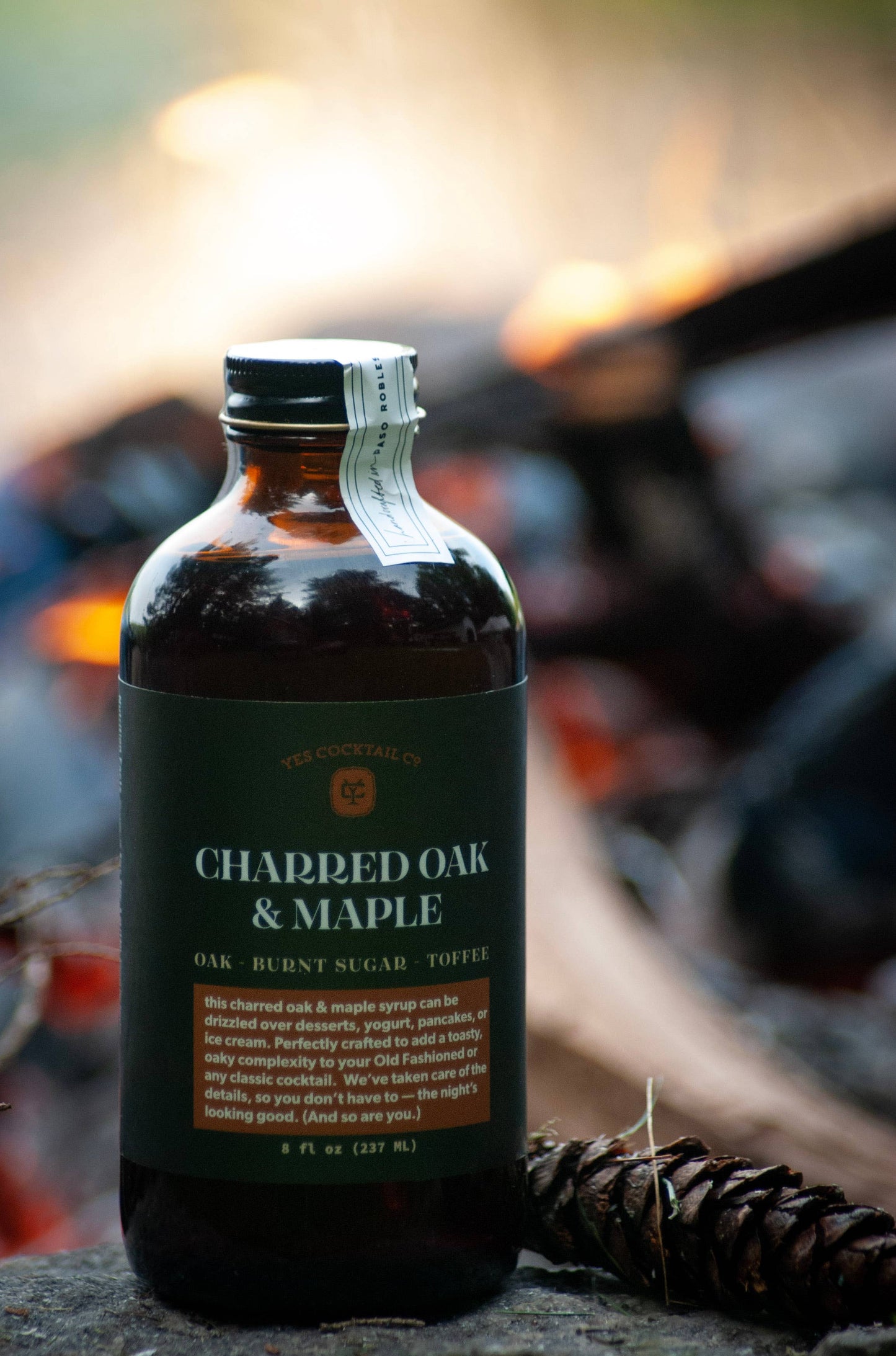 Yes Cocktail Co - Charred Oak & Maple Syrup: 8 oz