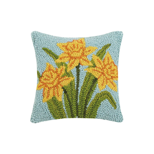 Peking Handicraft - Daffodil Flower Hook Pillow