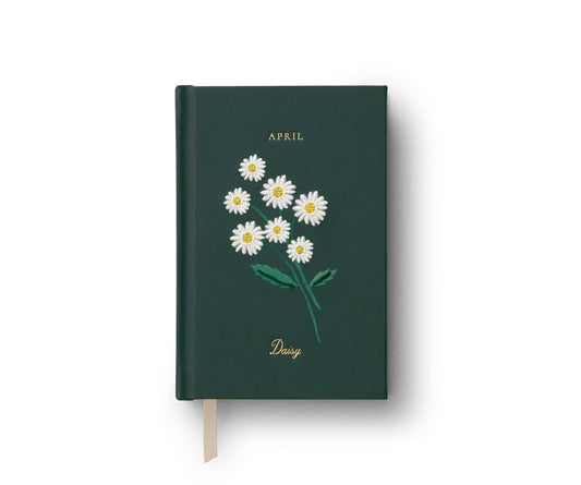 Rifle Paper Co. - Birth Month Mini Embroidered Journal - April