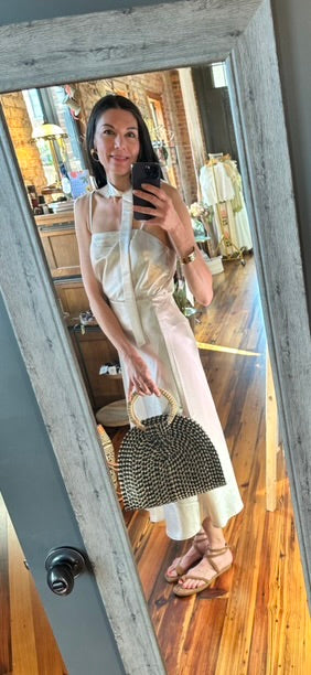 Cyra Neck Tie Top