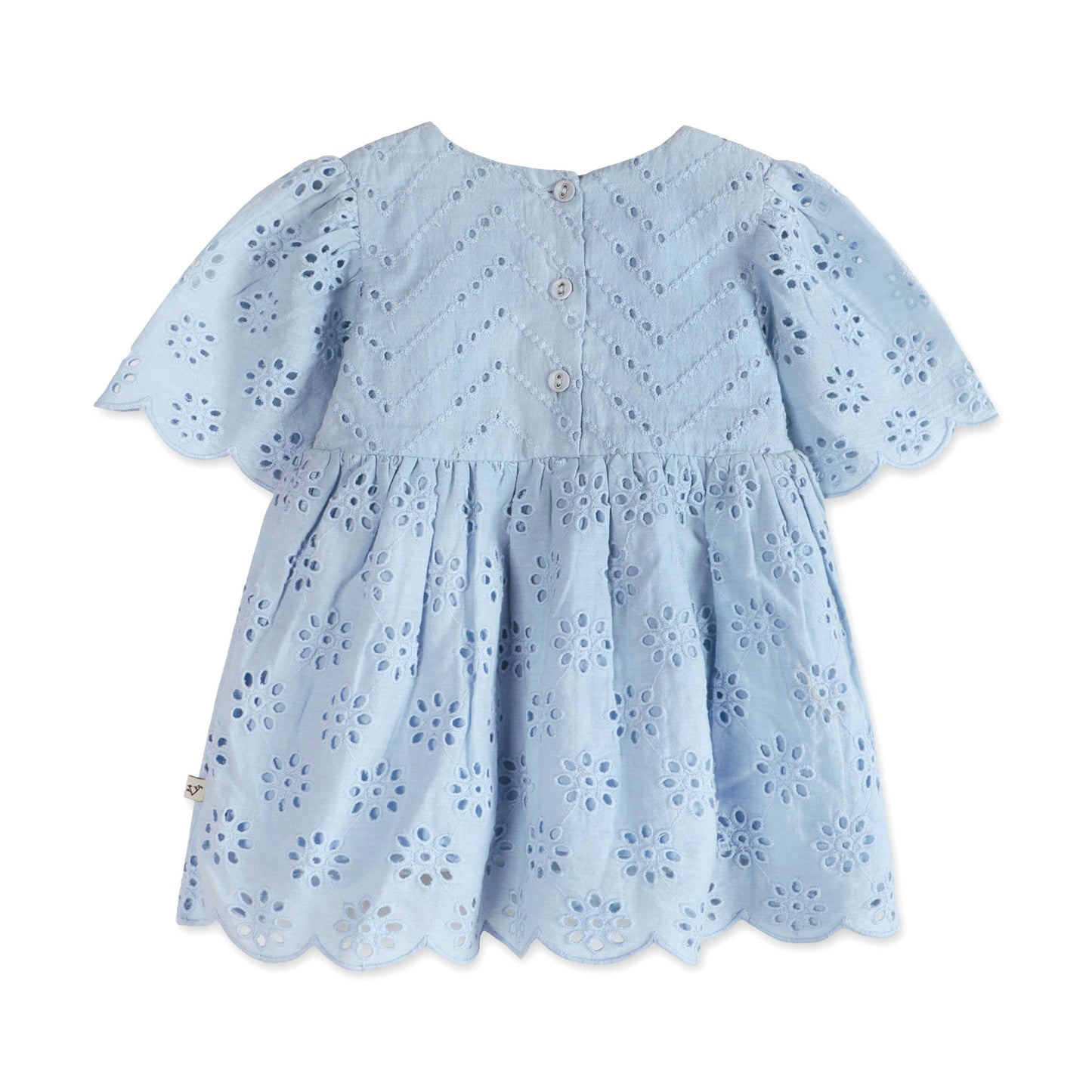 Viverano Organics - Milos Schiffli Baby Dress + Bloomer (Organic)