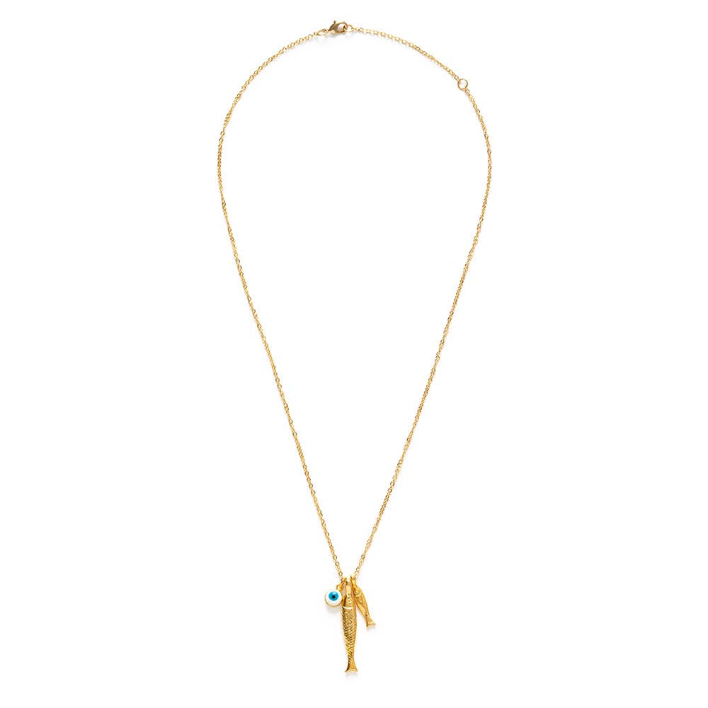 Amano Studio - Ionian Fish Charm Necklace