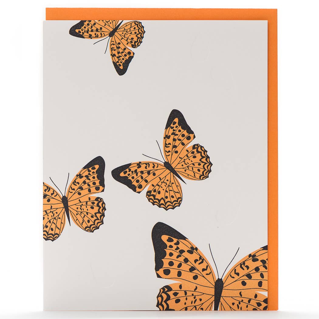 Butterfly Modern Card: Box Set of 6 Cards