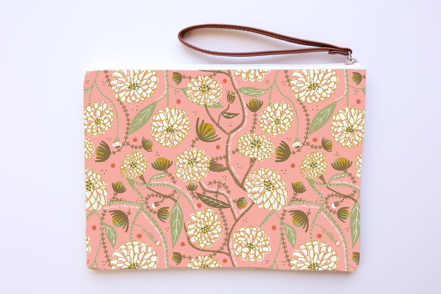 Gingiber - Pink Garden Pouch