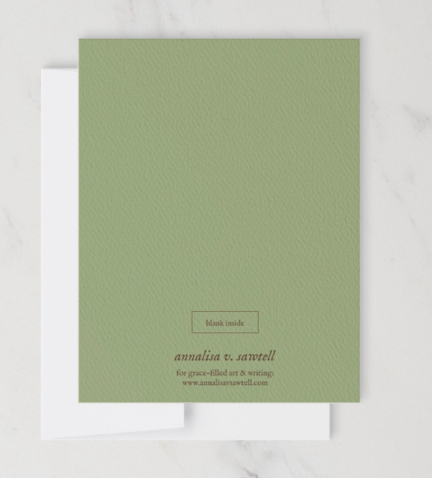 annalisa v. sawtell - Joyfully Ever After | Botanical Greeting Card | A2