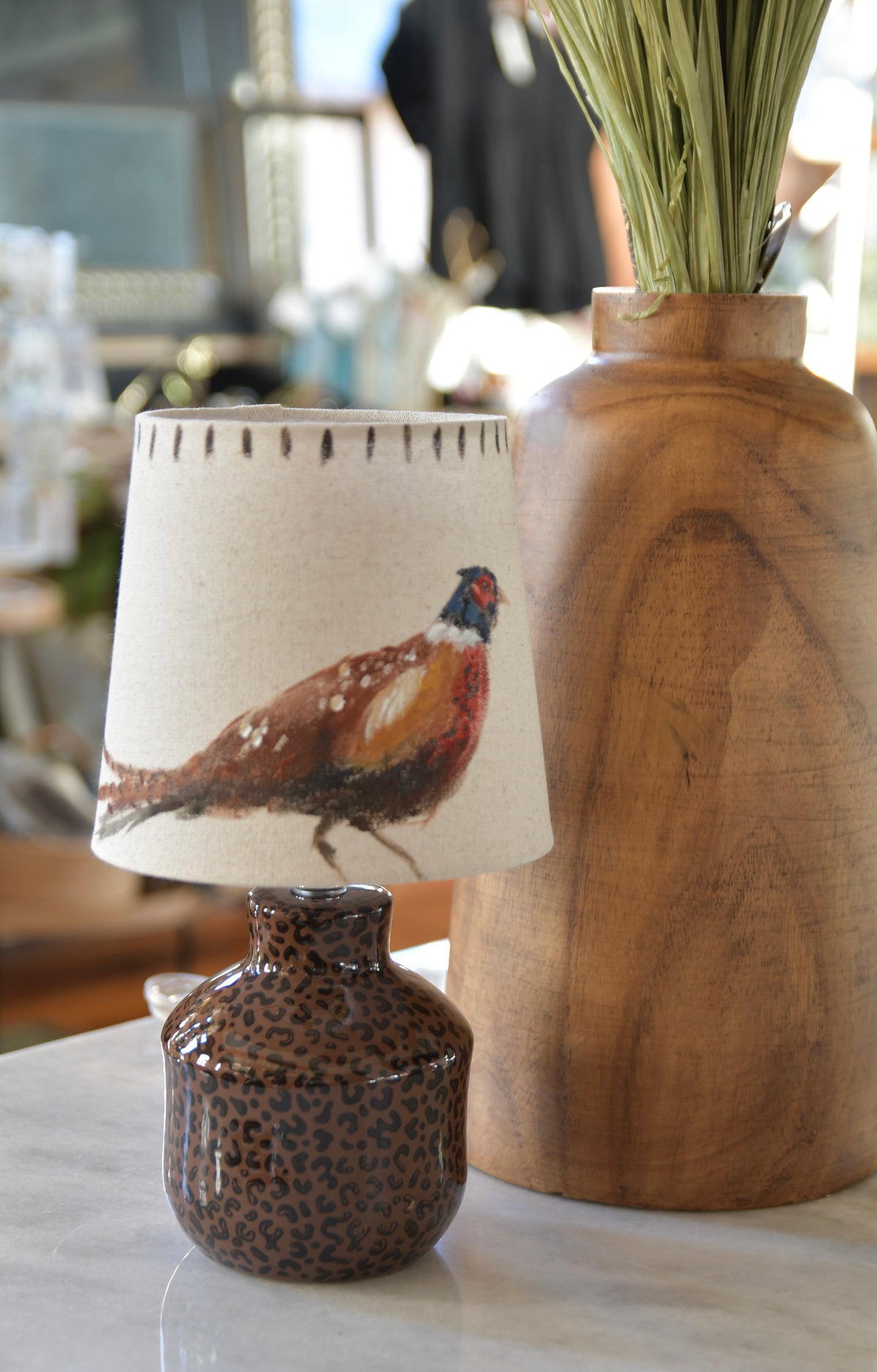 Pheasant Lamp - Commission Request