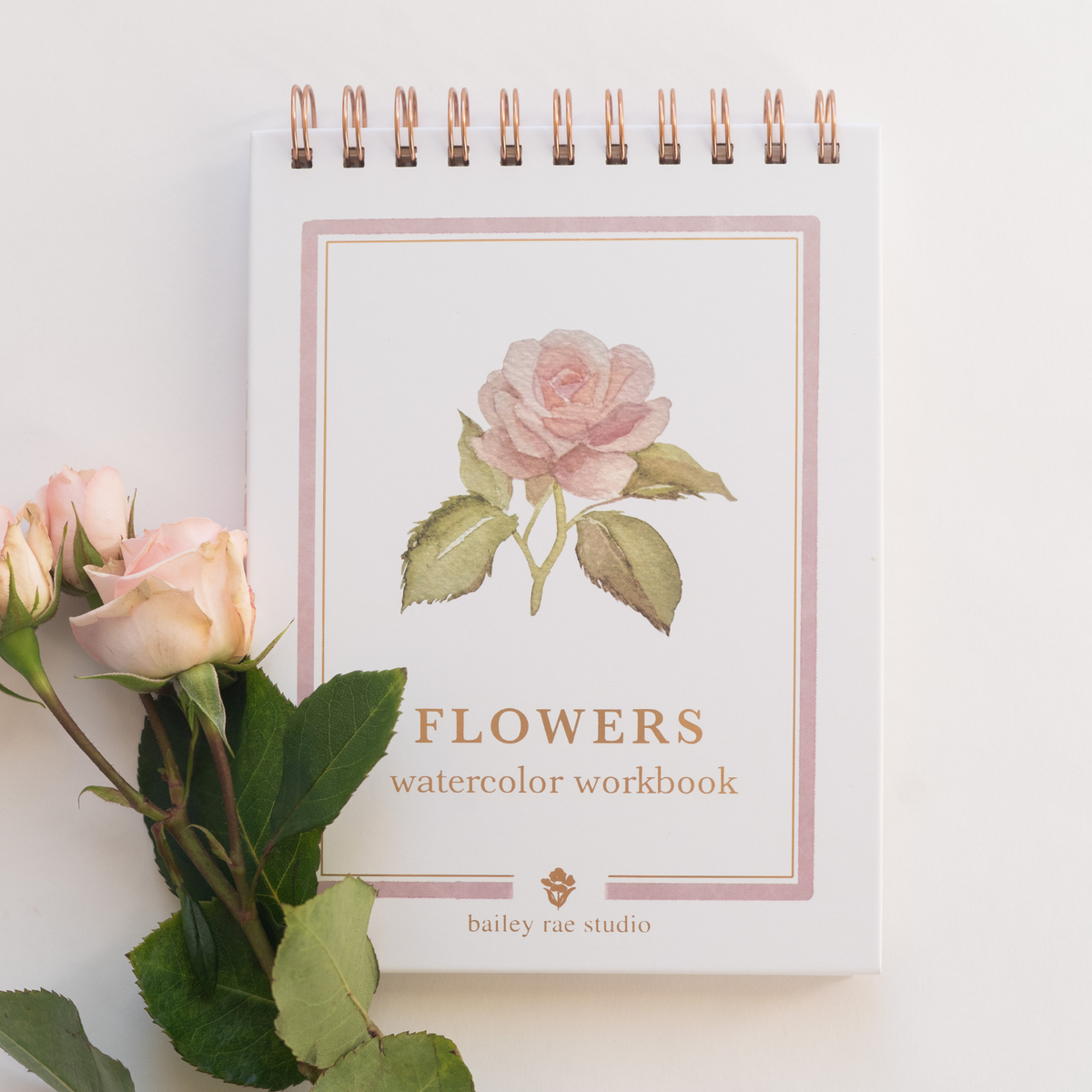 bailey rae studio - Flowers watercolor workbook