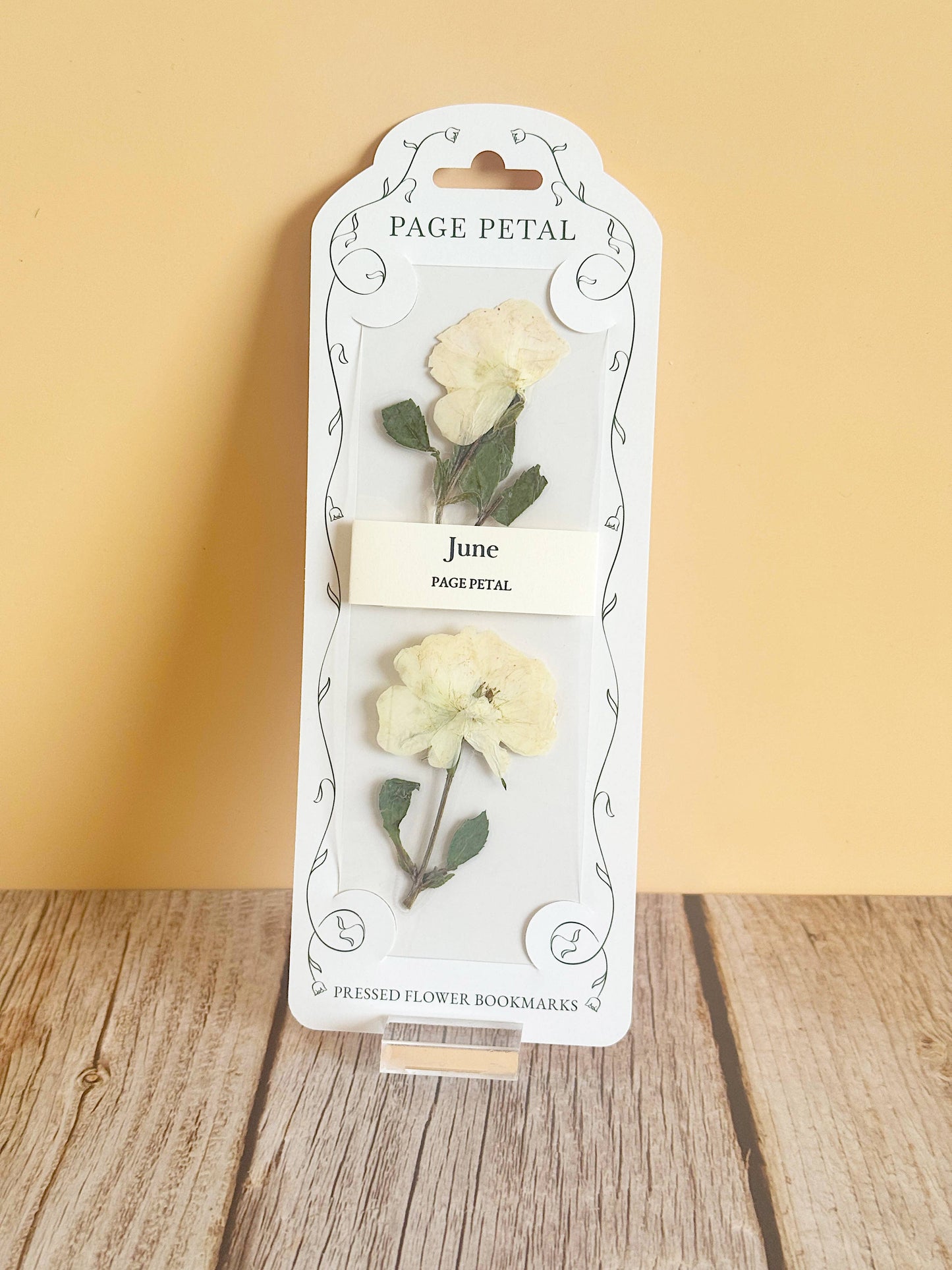 Page Petal - June Rose Bookmark | Birth Month Flower Gift