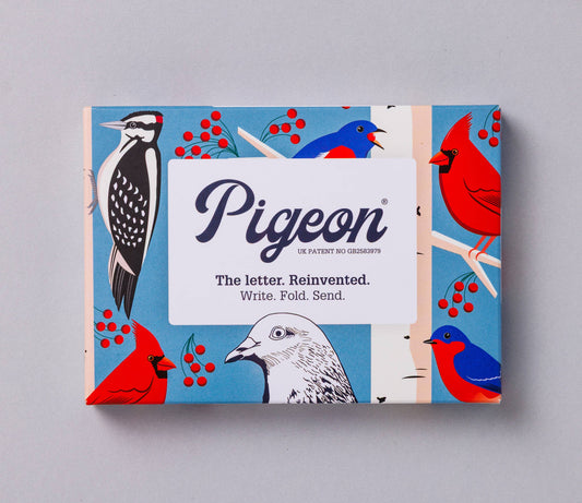Carnival of Colour Pigeon, Folding Letter Pack, Pack of 6