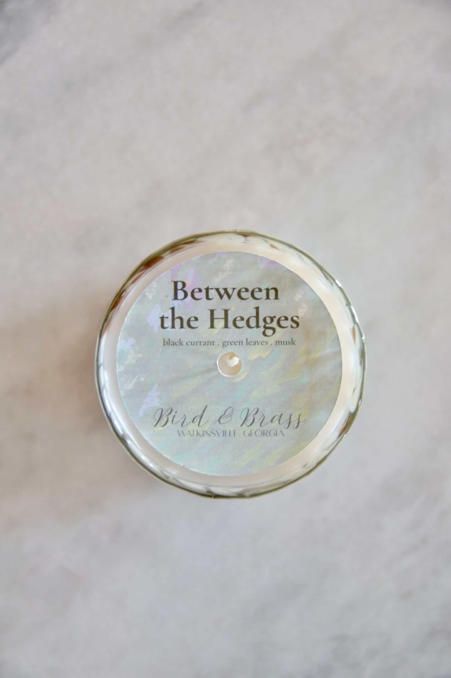 Between the Hedges Confetti Glass Candle