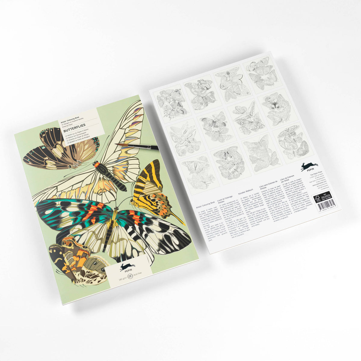 Pepin Press - Butterflies Artists' Colouring Book
