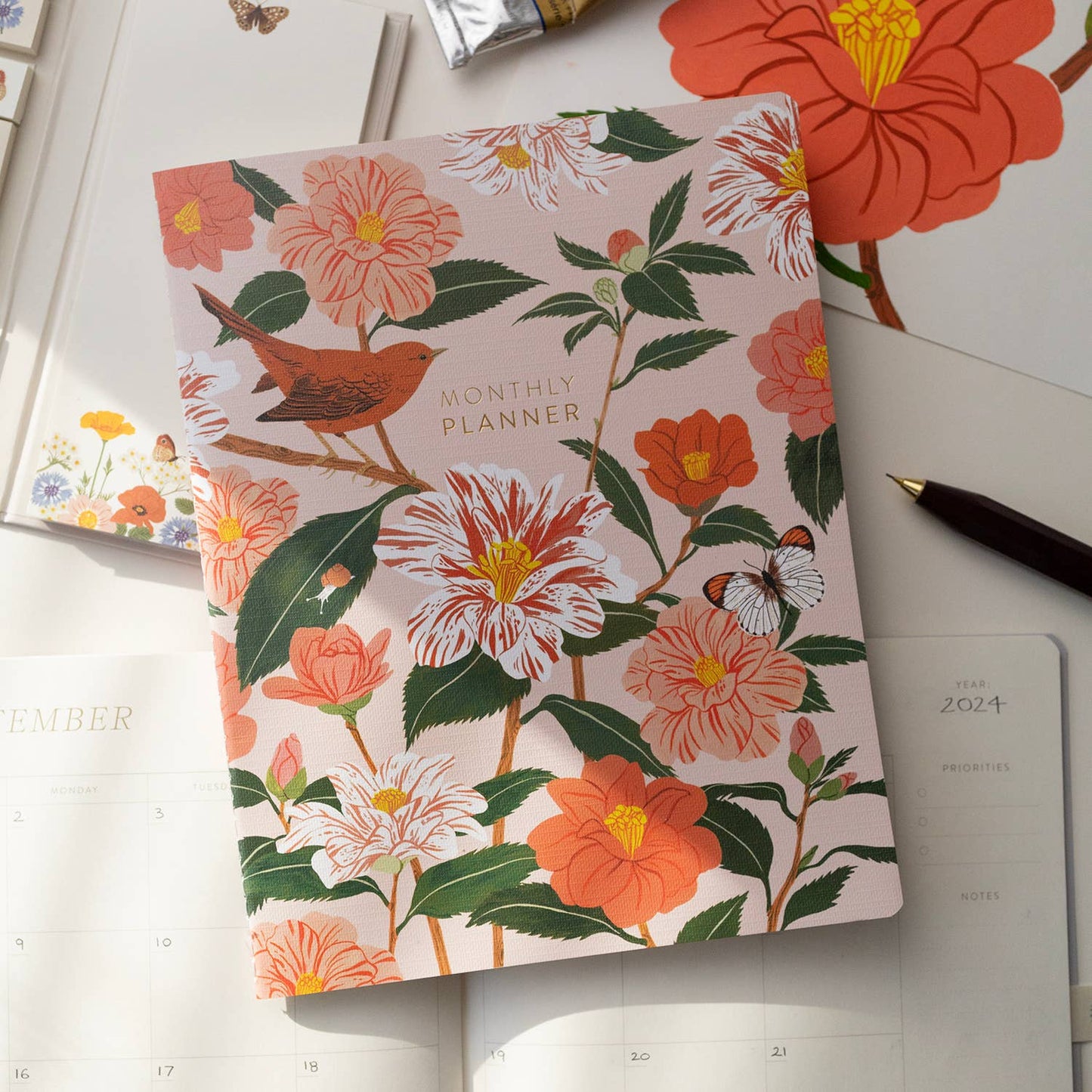 Botanica Paper Co. - CAMELLIA | UNDATED MONTHLY PLANNER