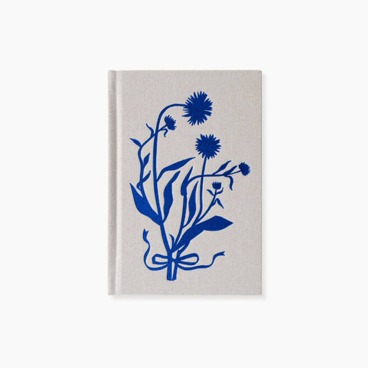 Botanica Paper Co. - BLUE FLORA | MINI LINEN BOUND JOURNAL