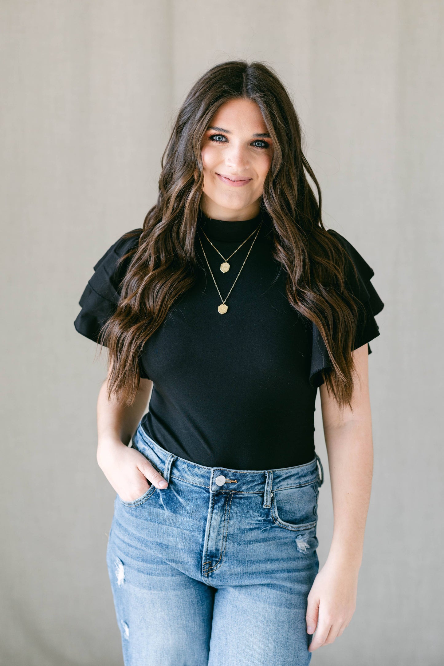 Madison Sterling - Necklace (Petite/Gold) - Psalm 91:4