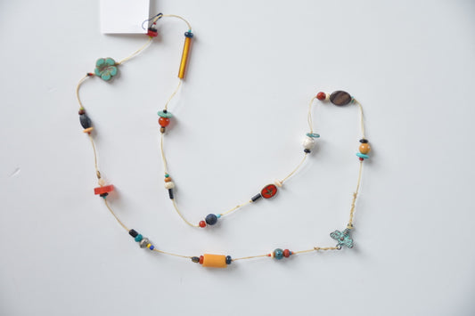 Beaded Necklace with Bee