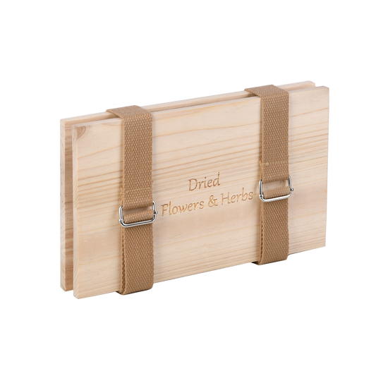 Esschert Design USA - Flower & Herb Press w/Straps, Wood