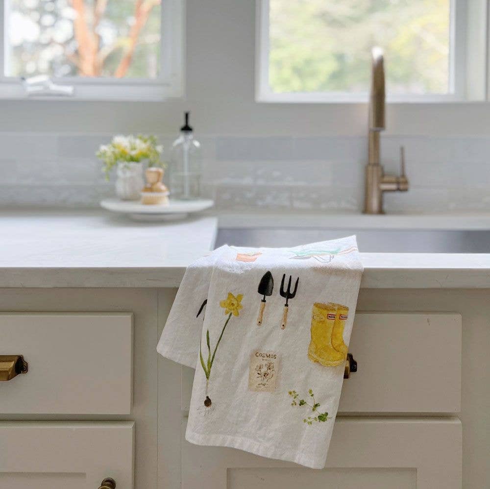 emily lex studio - gardening tea towel