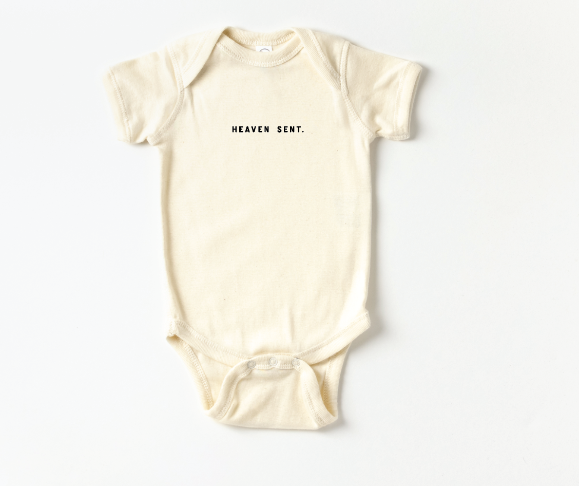 Saved by Grace Co. - Heaven Sent Onesie: Newborn