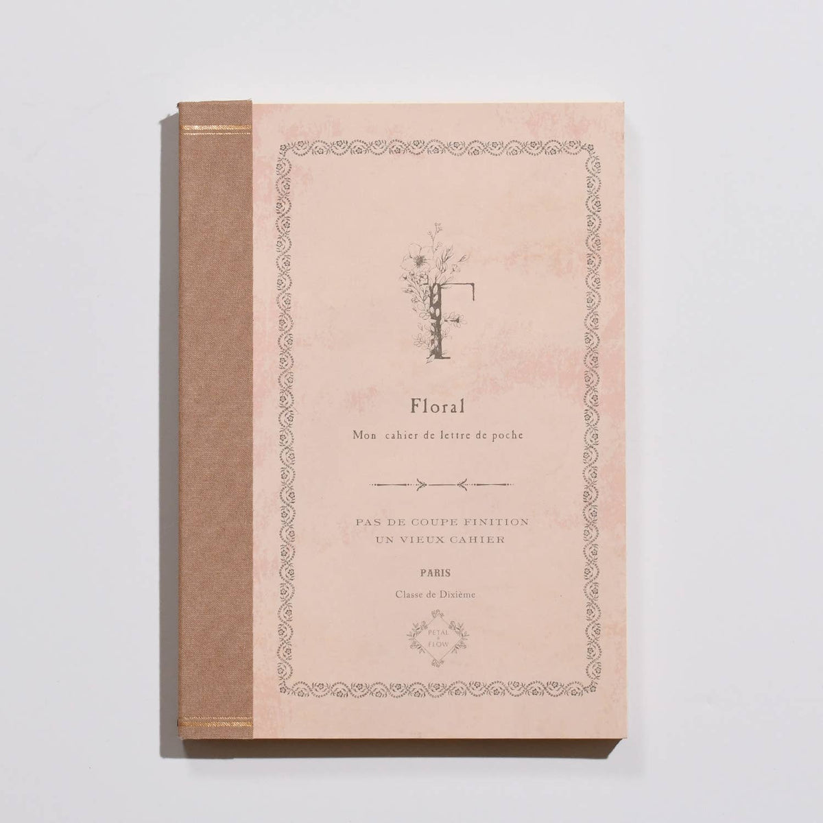 Petal & Flow - B5 Rough NoteBook: Floral | Vintage Style Journal 7"x10"