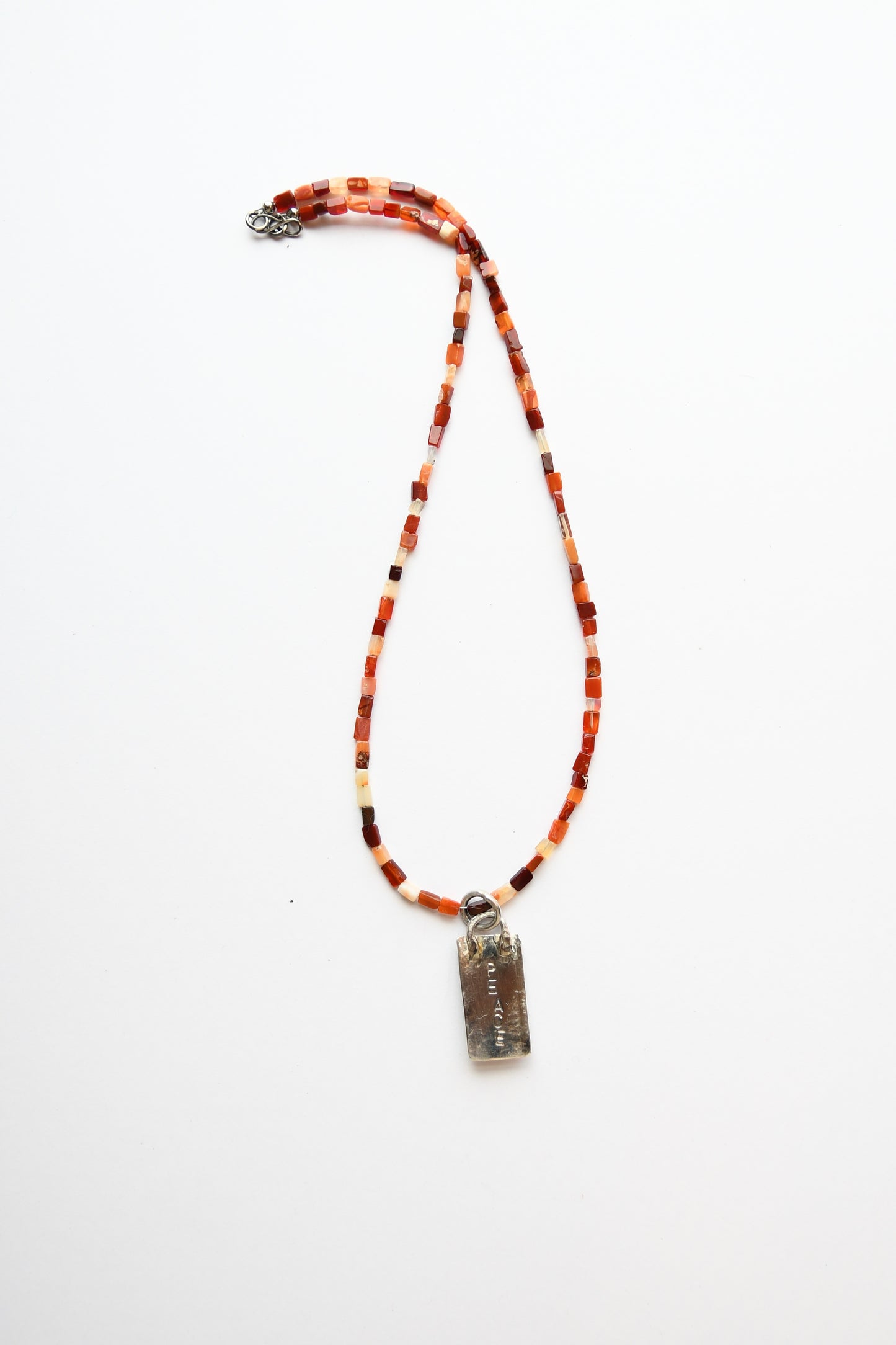 Mexican Agate Flower Necklace