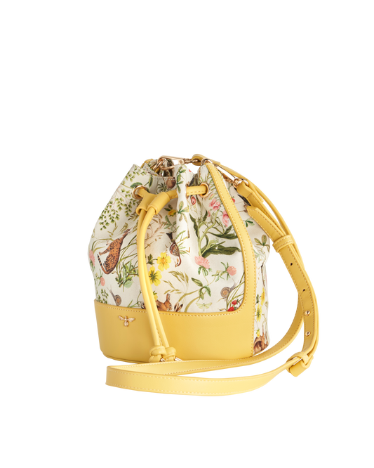 Fable England - Meadow Creatures Marshmellow Yellow Bucket Bag