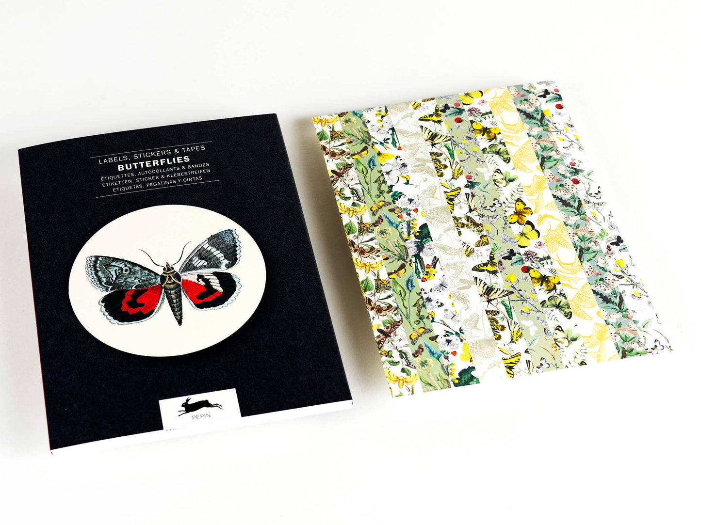 Pepin Press - Butterflies Label Sticker & Tape Book