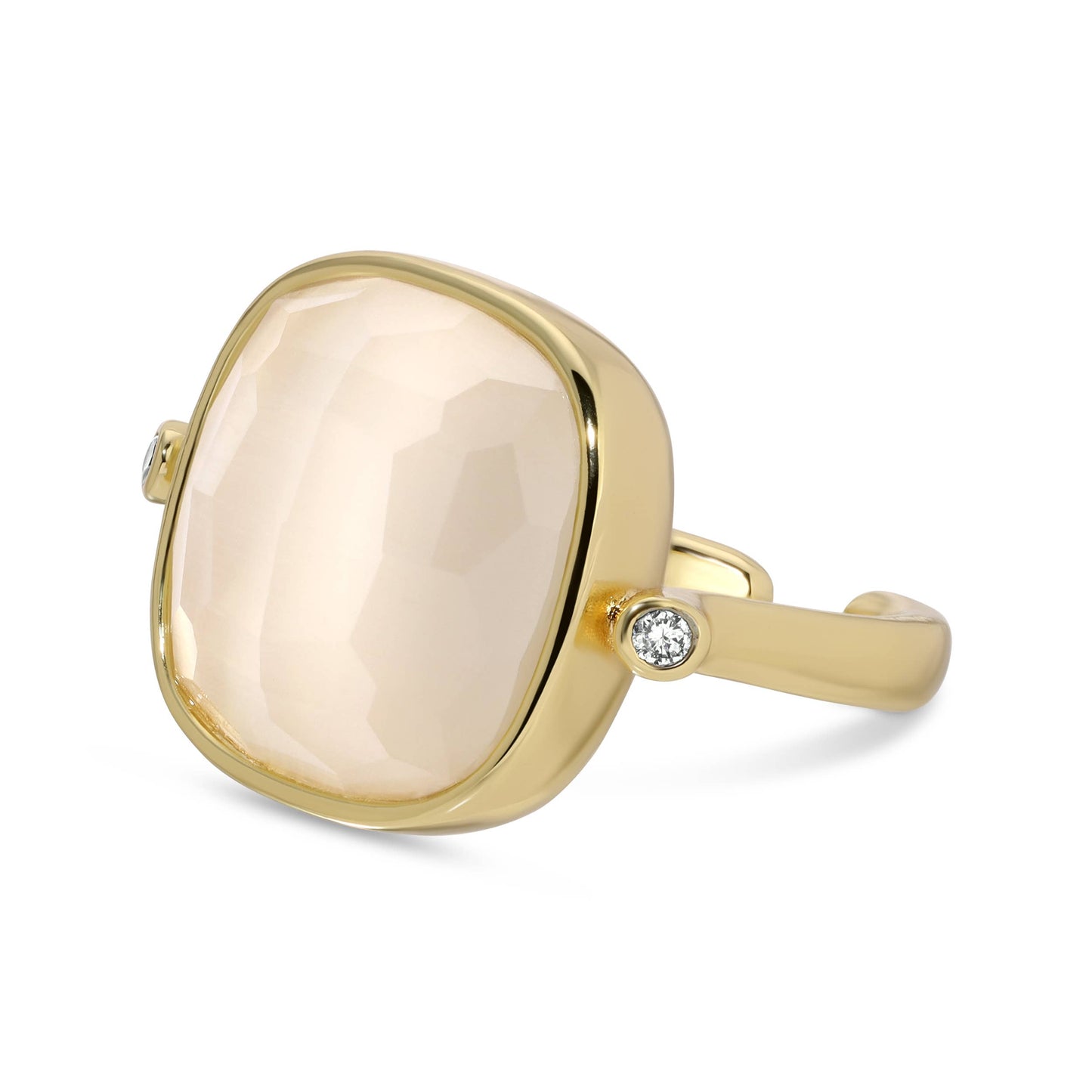 Splendid Iris - Ms. Reliability Square Stone Ring