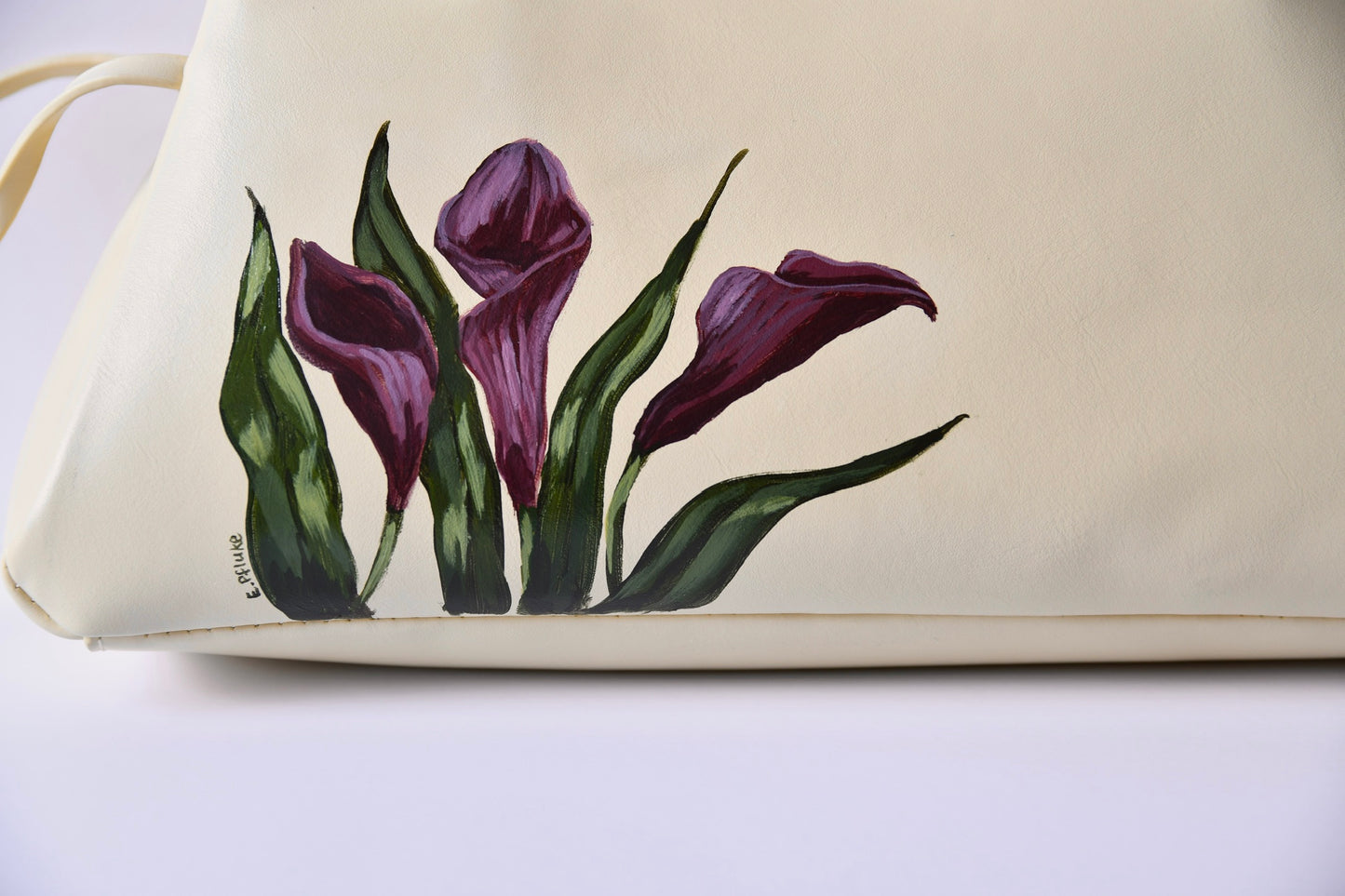 Hand Painted Calla Lily Bag
