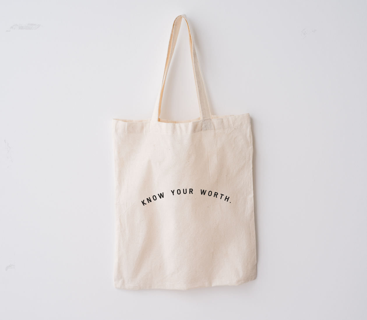 Saved by Grace Co. - Know Your Worth - Market Tote Bag