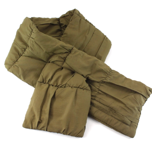 Scarf - Army Green w/Zipper Pocket