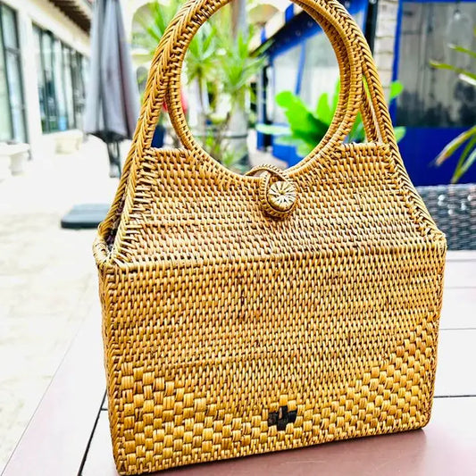 Ata Handbag Round Handle