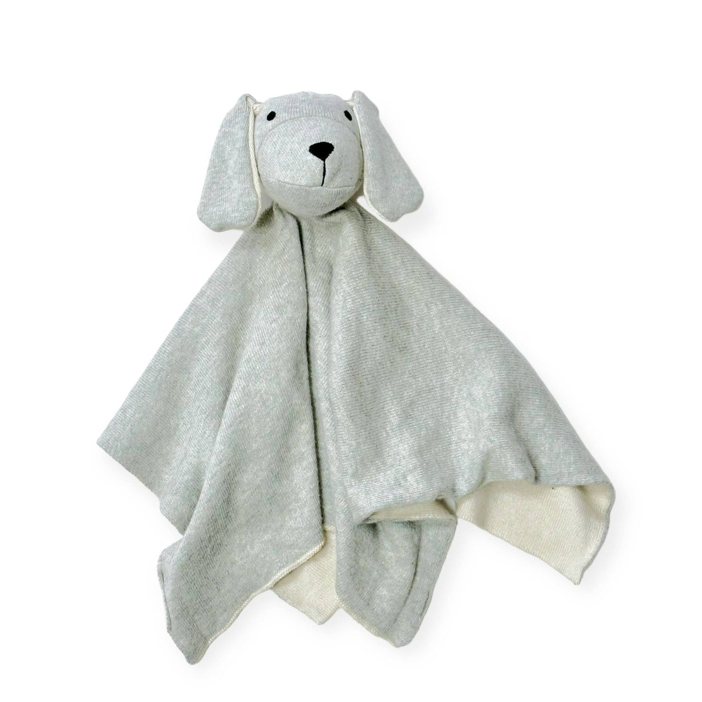 Viverano Organics - Puppy Dog - Organic Baby Lovey Security Blanket Cuddle Cloth