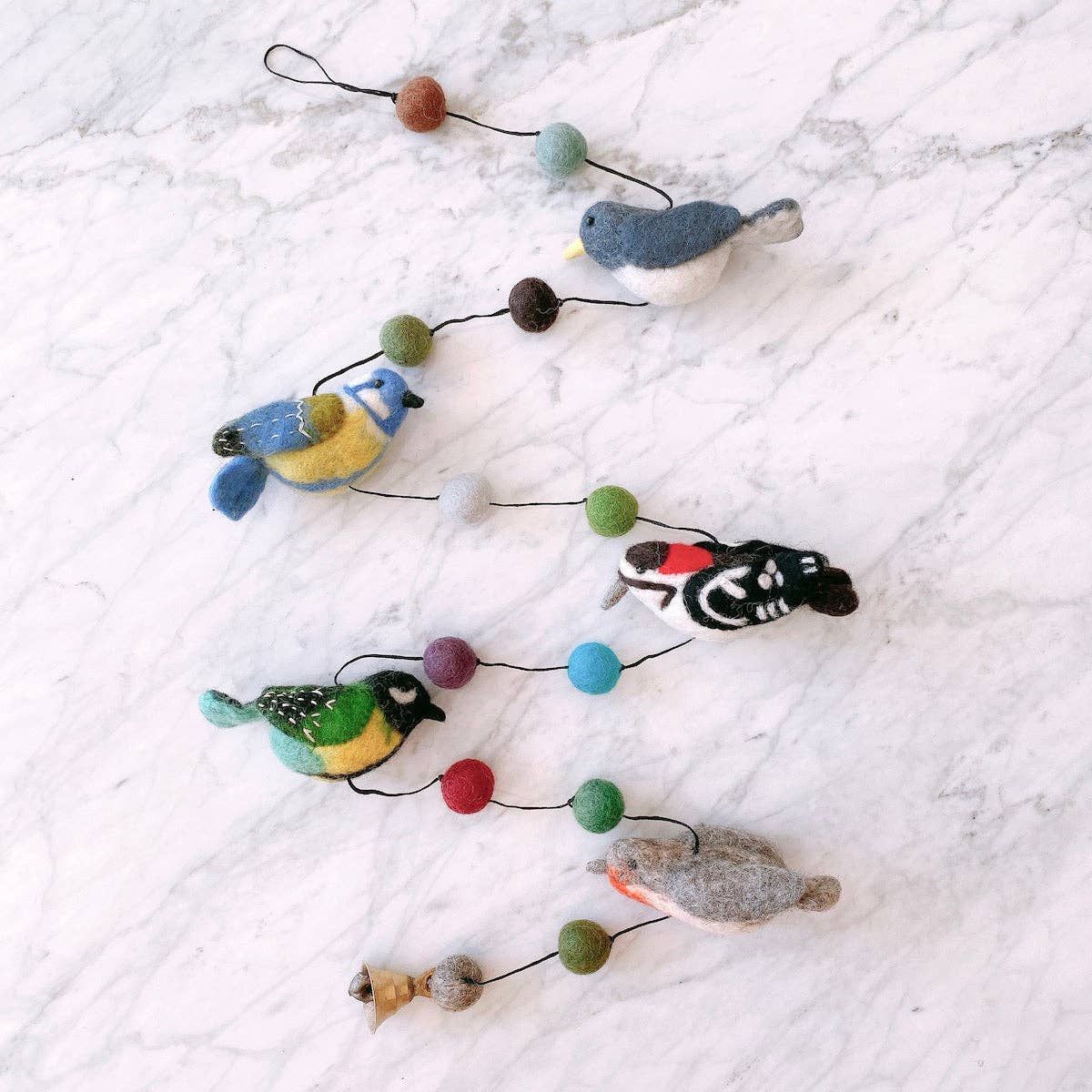 Deer Harbour Design - Felt Bird Garland