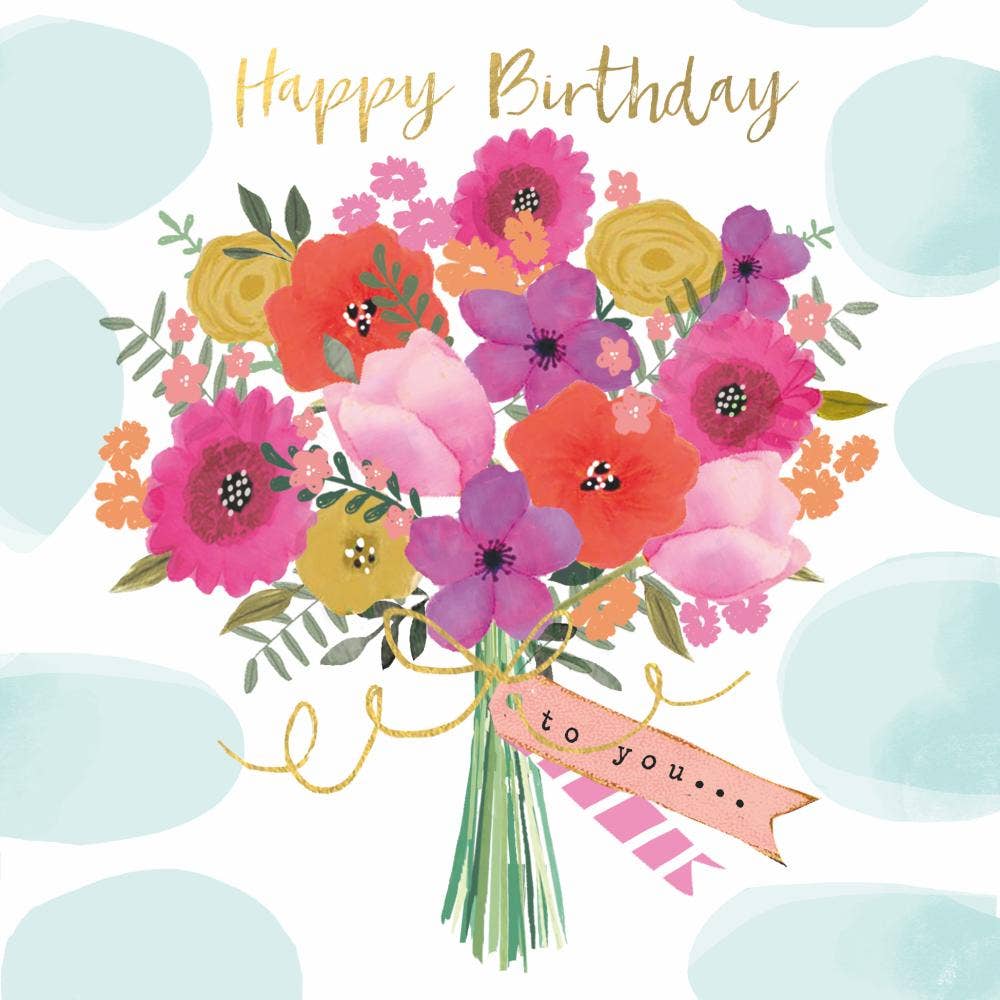 Paperproducts Design - LUNCH- HAPPY FLOWERS