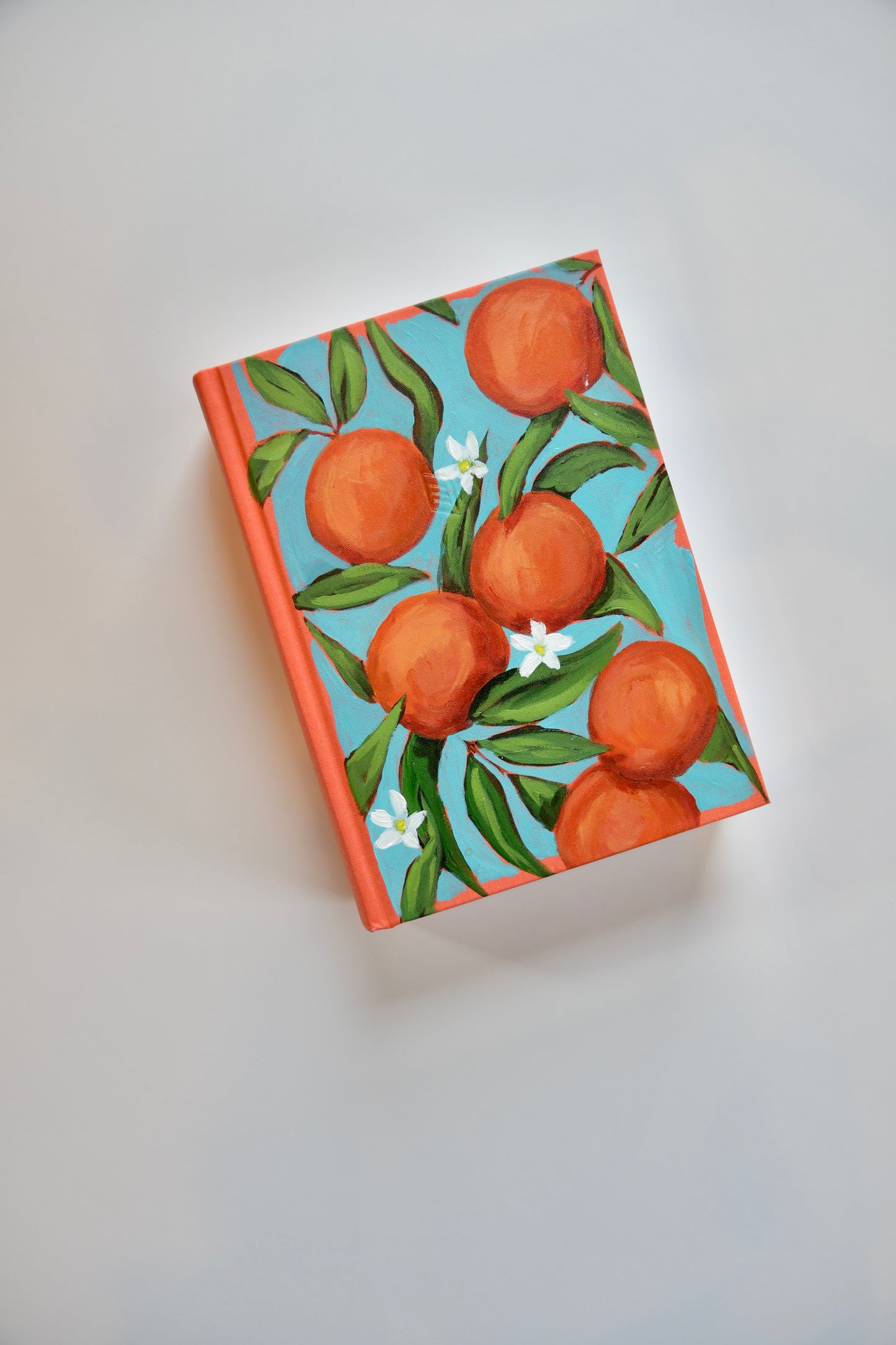 Oranges Hand Painted Bible