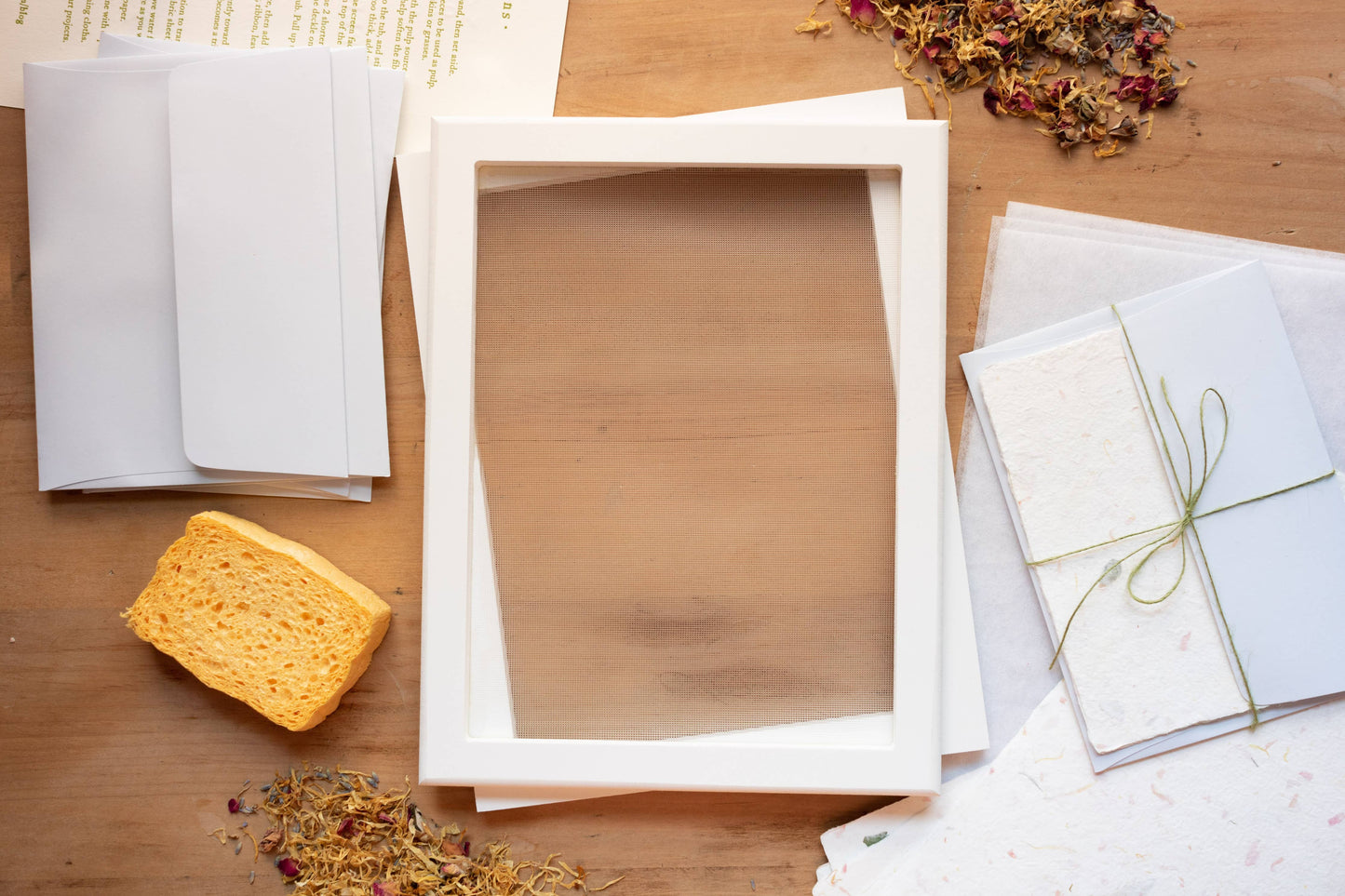 Oblation Papers & Press - Handmade Papermaking Kit