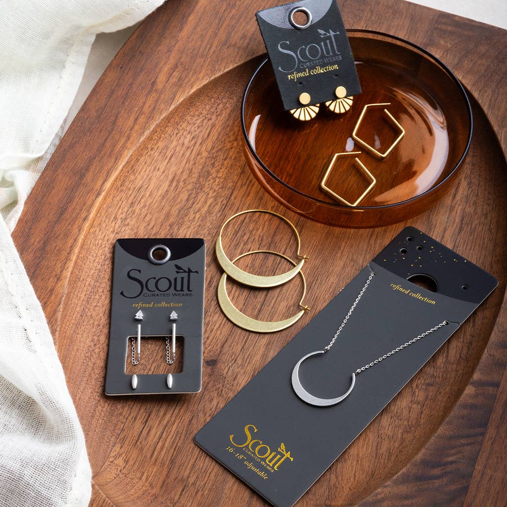 Scout Curated Wears - Refined Earring Collection - Sunburst Ear Jacket/Gold