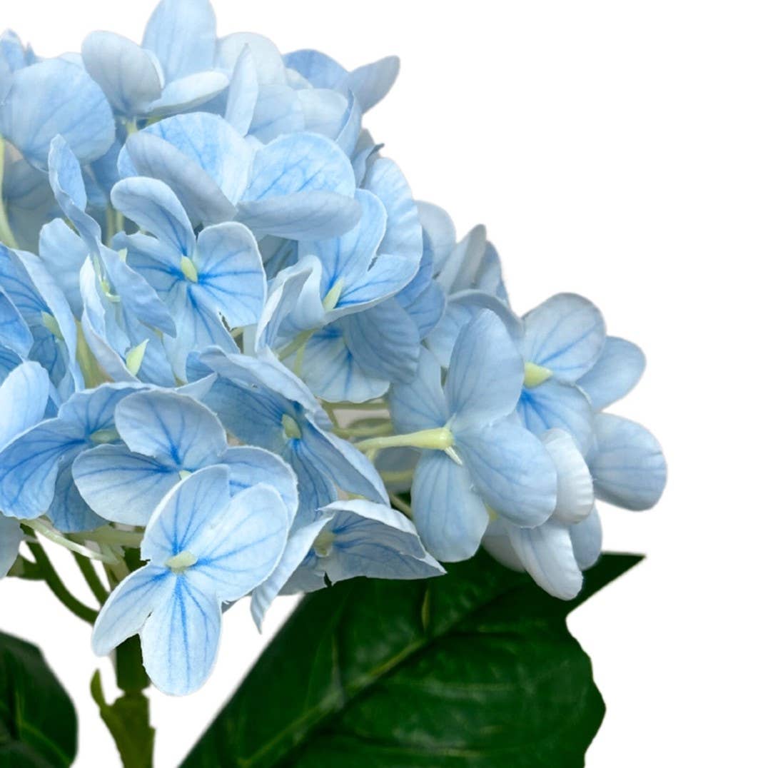 David Christopher's Collection - Fresh Touch Hydrangea Spray - Blue - 18”