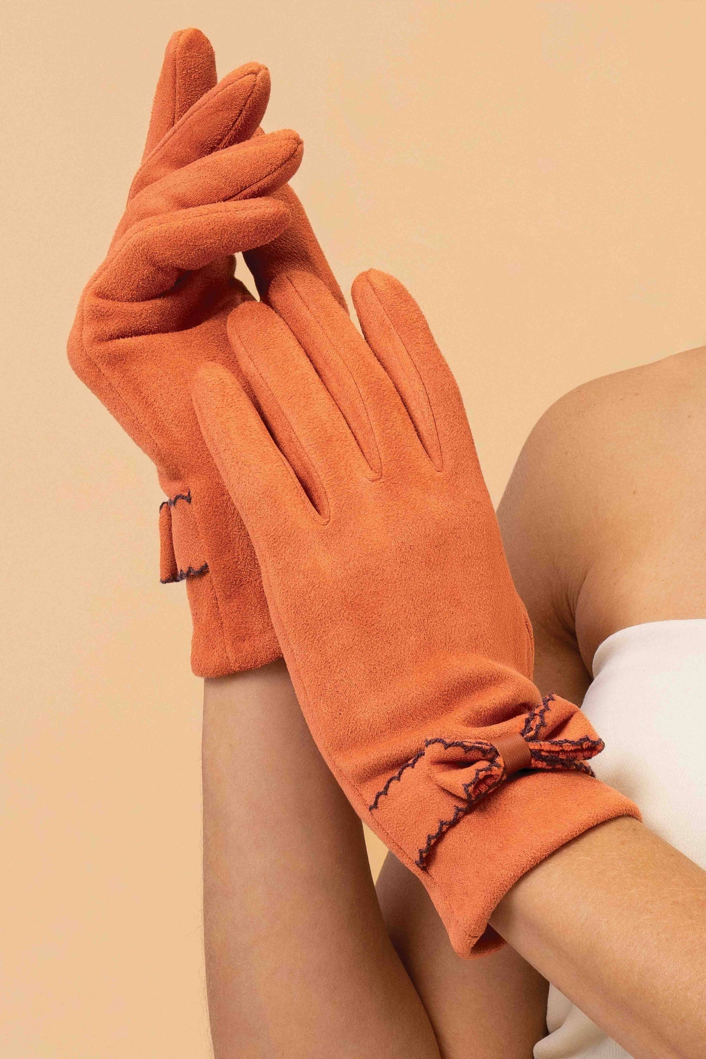 Powder Design inc - Fenella Gloves - Tangerine