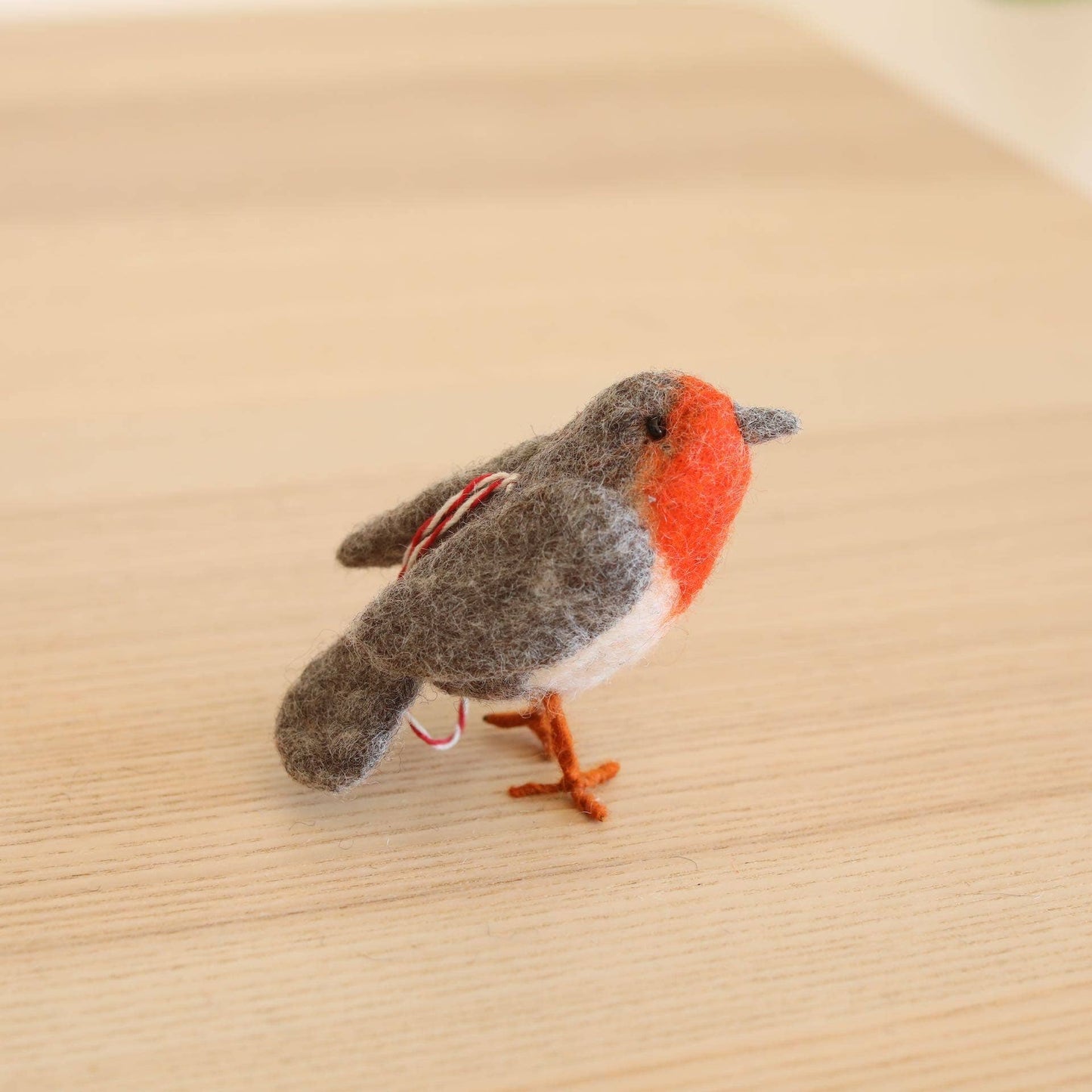 Deer Harbour Design - Felt Bird Ornament: Green (Canary)