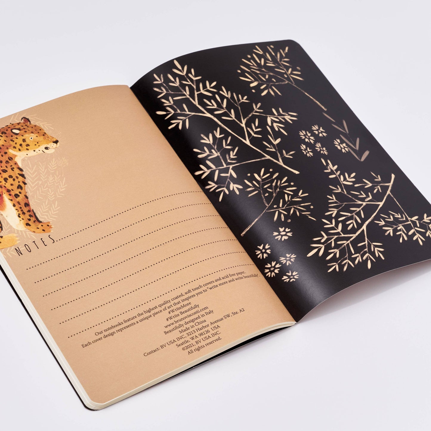 BV by Bruno Visconti - Leopard Notebook